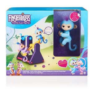 Fingerlings teeter totter playset w/ two Monkeys